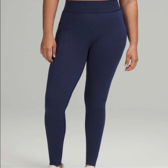 Lululemon Keep the Heat High-Rise Tight Night Sea wool blend. - Picture 3 of 10